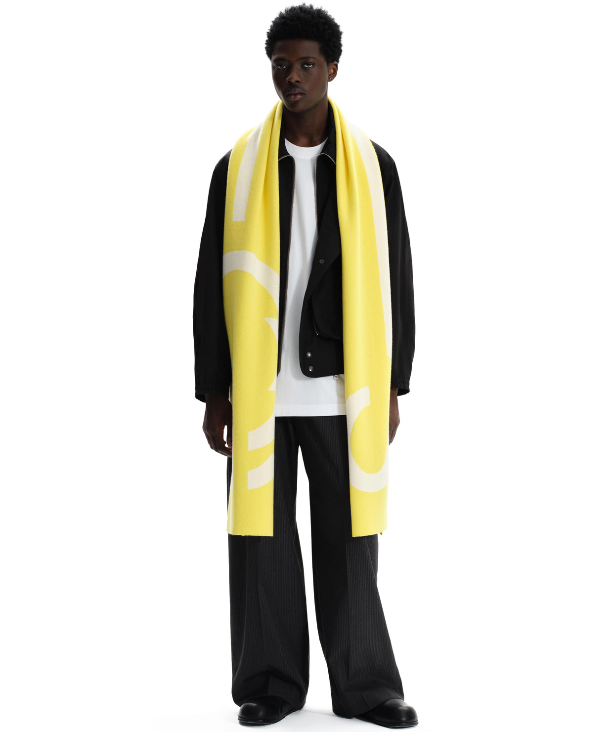 Yellow Oversized Scarf